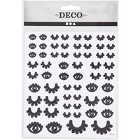 Creativ Company Stickers, ogen, vel 15x16,5 cm, ca. 60 stuk, 1 vel - thumbnail