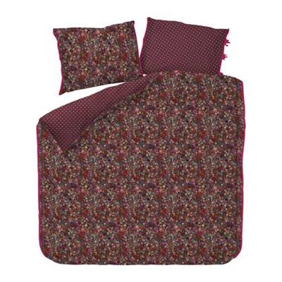 Pip Studio Pip Studio Tutti i Fiori Dekbedovertrek Donkerrood 200x200/220 cm