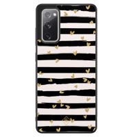Samsung Galaxy S20 FE hoesje - Hart streepjes - thumbnail