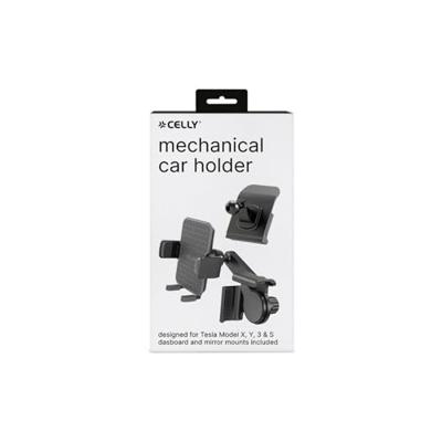 Celly MOUNTVENTPLUST houder Passieve houder Mobiele telefoon/Smartphone Zwart