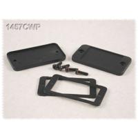 Hammond Electronics 1457CWPF 1457CWPF End plate Met flens (l x b x h) 12 x 59 x 31 mm Aluminium Zwart 2 stuk(s) - thumbnail