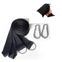 Outdoor Camping wandelen must-have hangmat riem touw metalen gesp load stropdas touw willekeurige kleur levering - thumbnail