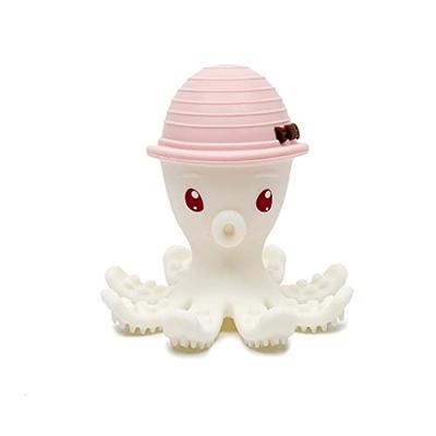 Bijtring Bonnie de octopus Baby to love lichtroze