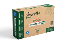 Gloovy Eco Recyclebare Handschoenen Blauw S - thumbnail