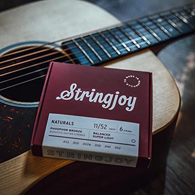 Stringjoy Naturals AC6 Super Light 11-52 snarenset voor westerngitaar