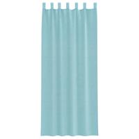 Gordijnen met lussen 2 st 140x260 cm turkoois - thumbnail
