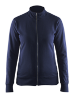 Blåkläder Dames Sweatshirt 33721158 | Marineblauw | Maat 2XS - 7330509468807 - thumbnail