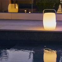 Draadloze lantaarn - LUMISKY - LUCY ROCK - H31 cm - Aluminium handvat - Warm witte en dimbare witte LED (3760093543101) - thumbnail