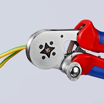 Knipex PreciForce® krimptang | Meer-componentengrepen | Gebruineerd | Lengte 220 mm | Zelfbedieningskaart/blister - 97 55 04 SB Knipex PreciForce® krimptang | Meer-componentengrepen | Gebruineerd | Lengte 220 mm | Zelfbedieningskaart/blister - 97 55 04 SB
