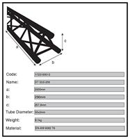 Duratruss DT 33/2 200 cm 2.0 meter - thumbnail