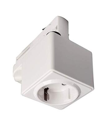 Deko Light 710024 D Line Steckdosenadapter 230V-railsysteemcomponenten Stroomrail 3-fasig Wit Deko Light 710024 D Line Steckdosenadapter 230V-railsysteemcomponenten Stroomrail 3-fasig Wit