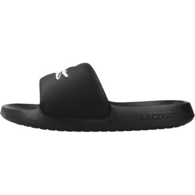 Lacoste Slippers Serve Slide 1.0 749CMA002131261-BLK/WHT Zwart / Wit-40.5 maat 40.5