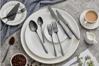 Buccan - Bestekset - London - 39 delig - Zwart - thumbnail