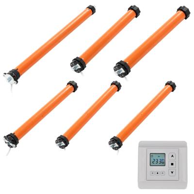 vidaXL 6-delige Buismotorenset met controller