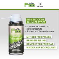 Dr. Wack f100 droog smeermiddel chain oil dr.wack trocken schmierstoff 100ml - thumbnail
