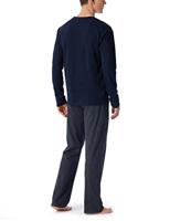 Heren pyjama Katoen - 159633 - Blauw - Maat 58 - thumbnail