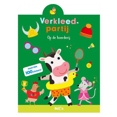 Ballon Verkleedpartij stickerboek: op de boerderij