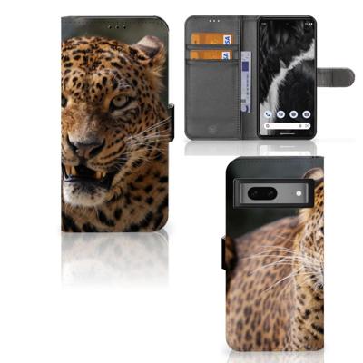Google Pixel 7 | Telefoonhoesje | Met pasjeshouder | Luipaard Google Pixel 7 | Telefoonhoesje | Met pasjeshouder | Luipaard