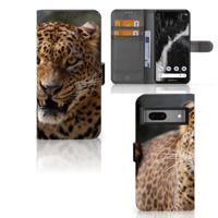Google Pixel 7 | Telefoonhoesje | Met pasjeshouder | Luipaard - thumbnail