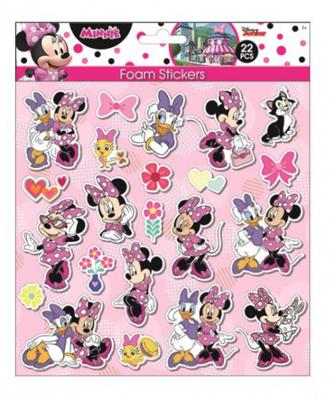 Disney Foamstickers Minnie Mouse 24 X 20,5 Cm 22-delig Roze