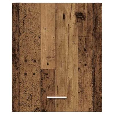 Hangkasten 2 st Lyon 50x31x60 cm bewerkt hout oud houtkleurig