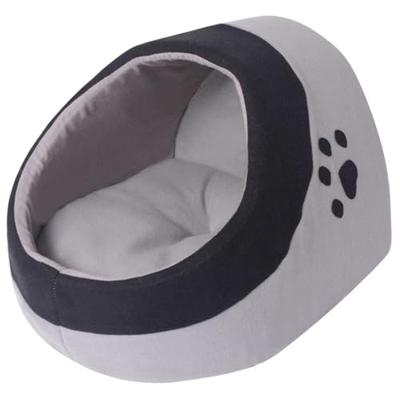 VidaXL Kattenmand m grijs en zwart VidaXL Kattenmand m grijs en zwart