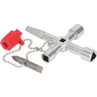KS Tools 1301020 Universele schakelkastsleutel, 61 mm Schakelkastsleutel Zinkspuitgietwerk 1 stuk(s) - thumbnail
