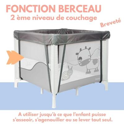 BAMBISOL - Opvouwbare babybox/wieg 90x90cm met 2 slaapniveaus - draagtas, speelruimte BAMBISOL - Opvouwbare babybox/wieg 90x90cm met 2 slaapniveaus - draagtas, speelruimte