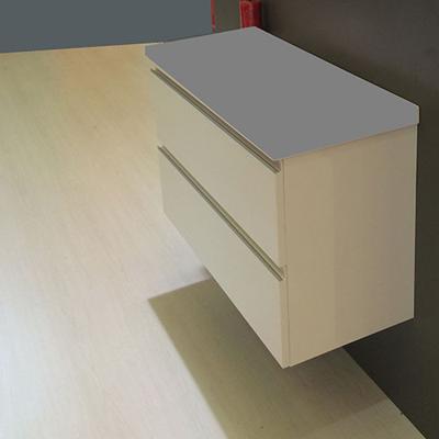 Wiesbaden onderkast 100 cmx36 cm zo.wastafel wit