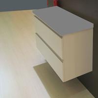 Wiesbaden onderkast 100 cmx36 cm zo.wastafel wit - thumbnail