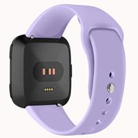 Fitbit Versa 1/ 2 & Lite siliconen bandje - Maat: Small - Lila - thumbnail