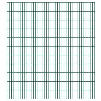 vidaXL Dubbelstaafmatten 2,008x2,23 m 18 m (totale lengte) groen vidaXL Dubbelstaafmatten 2,008x2,23 m 18 m (totale lengte) groen