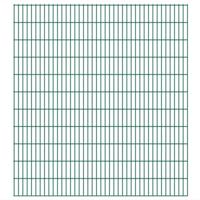 vidaXL Dubbelstaafmatten 2,008x2,23 m 18 m (totale lengte) groen - thumbnail