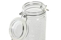 Set van 4 Potjes DKD Home Decor Kristal Transparant Roestvrij staal 10 x 10 x 33 cm - thumbnail