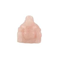 Boeddha van Rozenkwarts (5 cm) - thumbnail
