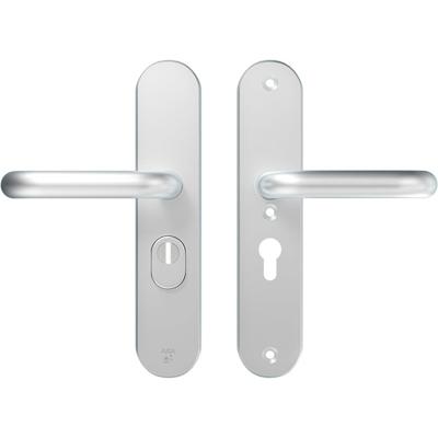 AXA | Veiligheidsbeslag Oval Plus | Kruk U | PC55 | Anti-kerntrek | Aluminium naturel AXA | Veiligheidsbeslag Oval Plus | Kruk U | PC55 | Anti-kerntrek | Aluminium naturel