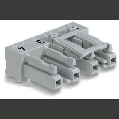 WAGO 770-824/011-000 Netstekker WINSTA MIDI Bus, inbouw horizontaal Totaal aantal polen: 4 25 A Wit 50 stuk(s)
