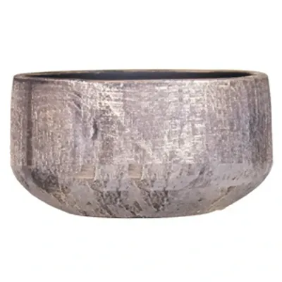 Schaal madeira d28h13cm goud