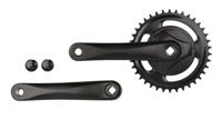 Vinty crankstel 38t 1/8“, crank 170mm met disc, zwart - thumbnail