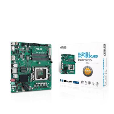 Asustek Computer Pro H610T D4-CSM Moederbord Socket Intel LGA 1700 Vormfactor Mini-ITX Moederbord chipset Intel® H610