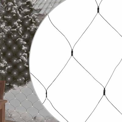 VidaXL Kerstnetverlichting 544 led's binnen en buiten 4x4 m koudwit