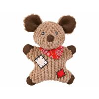 TRIXIE MUIS MET APPLICATIE STOF / JUTE MET GELUID 19 CM 3 ST - thumbnail