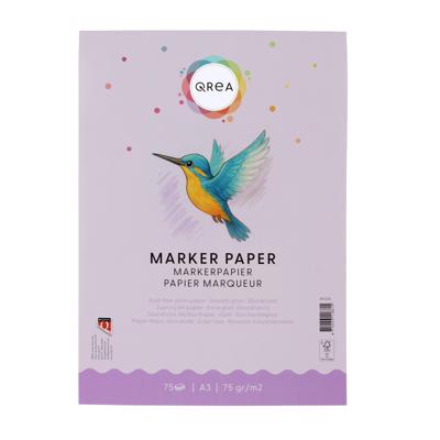 Markerblok qrea a3 75gram 75vel
