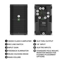 Mackie THUMP210XT actieve fullrange speaker 10 inch - thumbnail