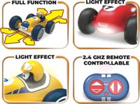 TOOKO - Mijn eerste op afstand bestuurbare raceauto - Vintage look - Vanaf 3 jaar - Willekeurige kleur: rood of geel - 13 cm - thumbnail