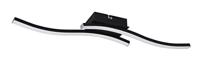 Trio Led plafondlampRoute 2-lichts zwart 4000K - R62472432 - thumbnail