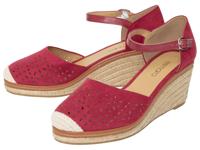 esmara Dames sandalen met sleehak (Rood, 39) - thumbnail