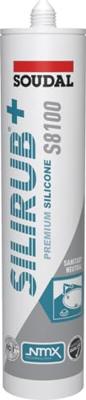 Soudal Silirub+ S8100 Neutraal | Sanitairkit | Licht Grijs | 300 ml - 134446