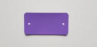 PVC labels 54x108 mm paars 2gaten 1000st - thumbnail