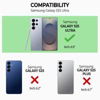 NorthLife Samsung Galaxy S25 Ultra - Leren Afneembare 2-in-1 bookcase telefoonhoes - Cognac - thumbnail